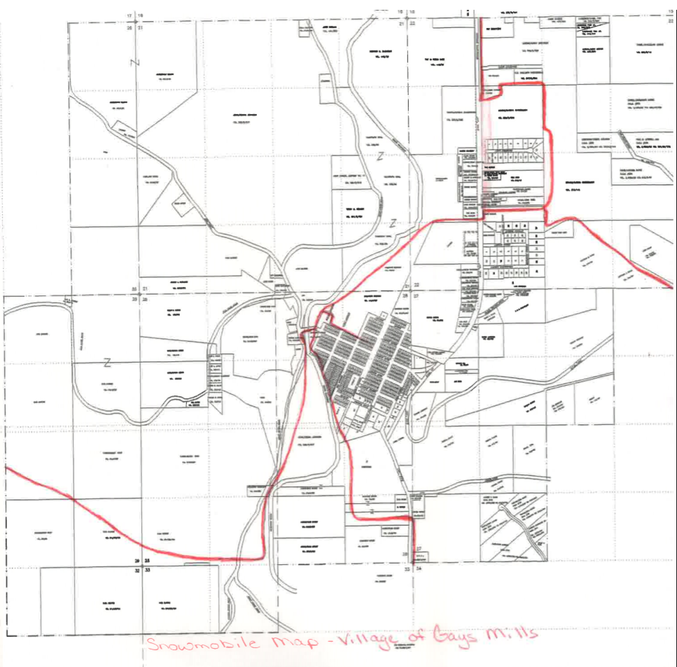 Snowmobile Map